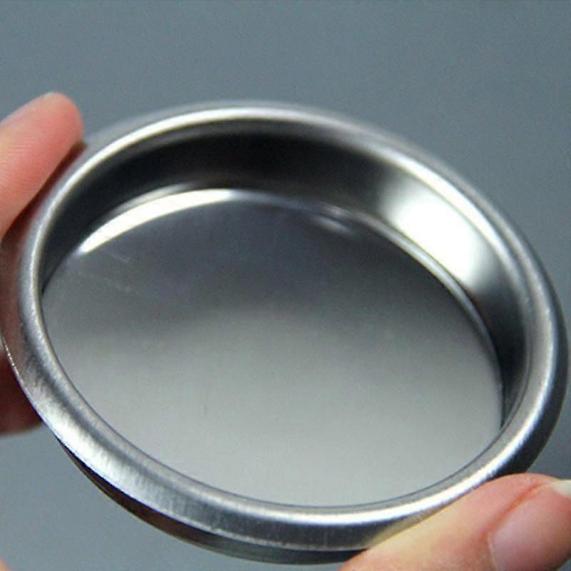 58mm Mini Metal Blind Filter Backflush Insert Basket Compatible with Espresso Coffee Machine