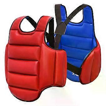 Body Karate Chest Vest compatible with Kicking Boxing Martial Arts Equipment Armor Training Unicompatible withm Taekwondo Target Q0V9