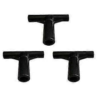 3Pcs Trampoline Enclosure Pole End Caps Accessories compatible with Outside Yard GardenSZRH A-S