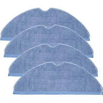 Suction Mop Replacement Pads For Roborock S7 / T7 / T7plus/s7 Maxv Reusable Hard Floor Cloth Expert Wet Replacement Microfiber Soft Pad Accessory