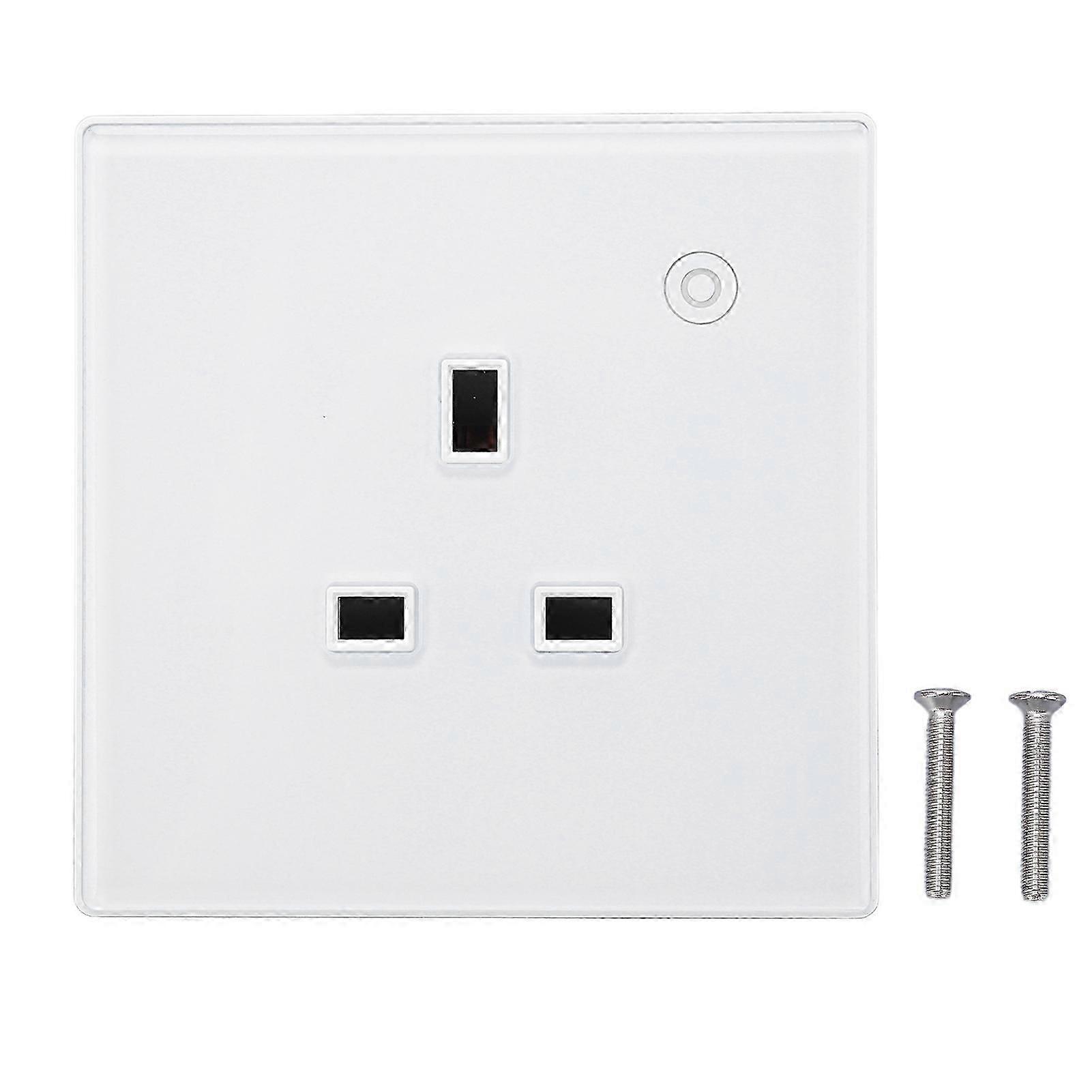Smart Wall Mounted ABS Timing Panel Wireless Remote Controllable 16A Smart Socket PA