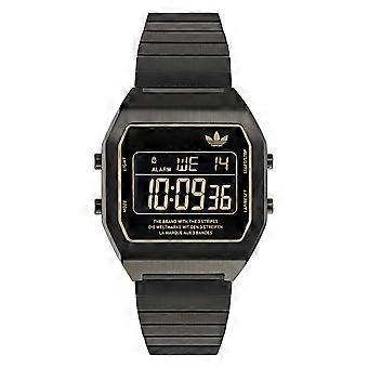 Adidas Unisex Watch DIGITAL TWO Stainless Steel Black AOST24059