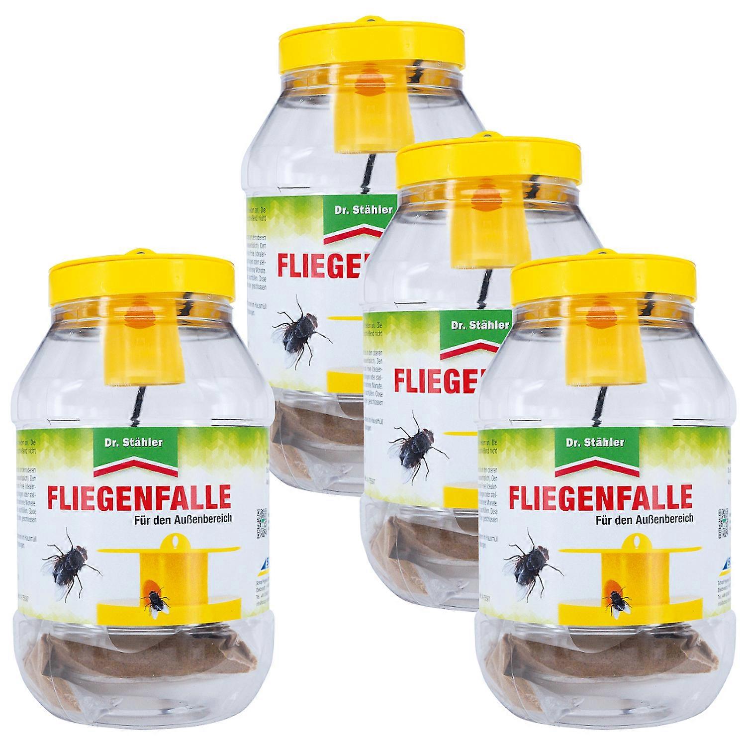 4 x DR. STÄHLER flytrap for outdoor use