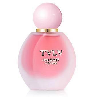 Women's Long Lasting Perfume Fruity Floral Scent Elegant Pink Bottle for Daily and Evening Wear