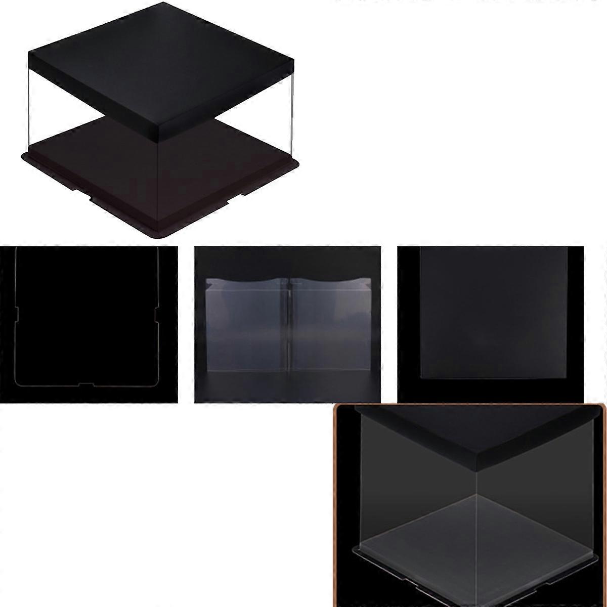 Cupcake Boxes Cake Display Box for Packaging Transparent Single-Layer
