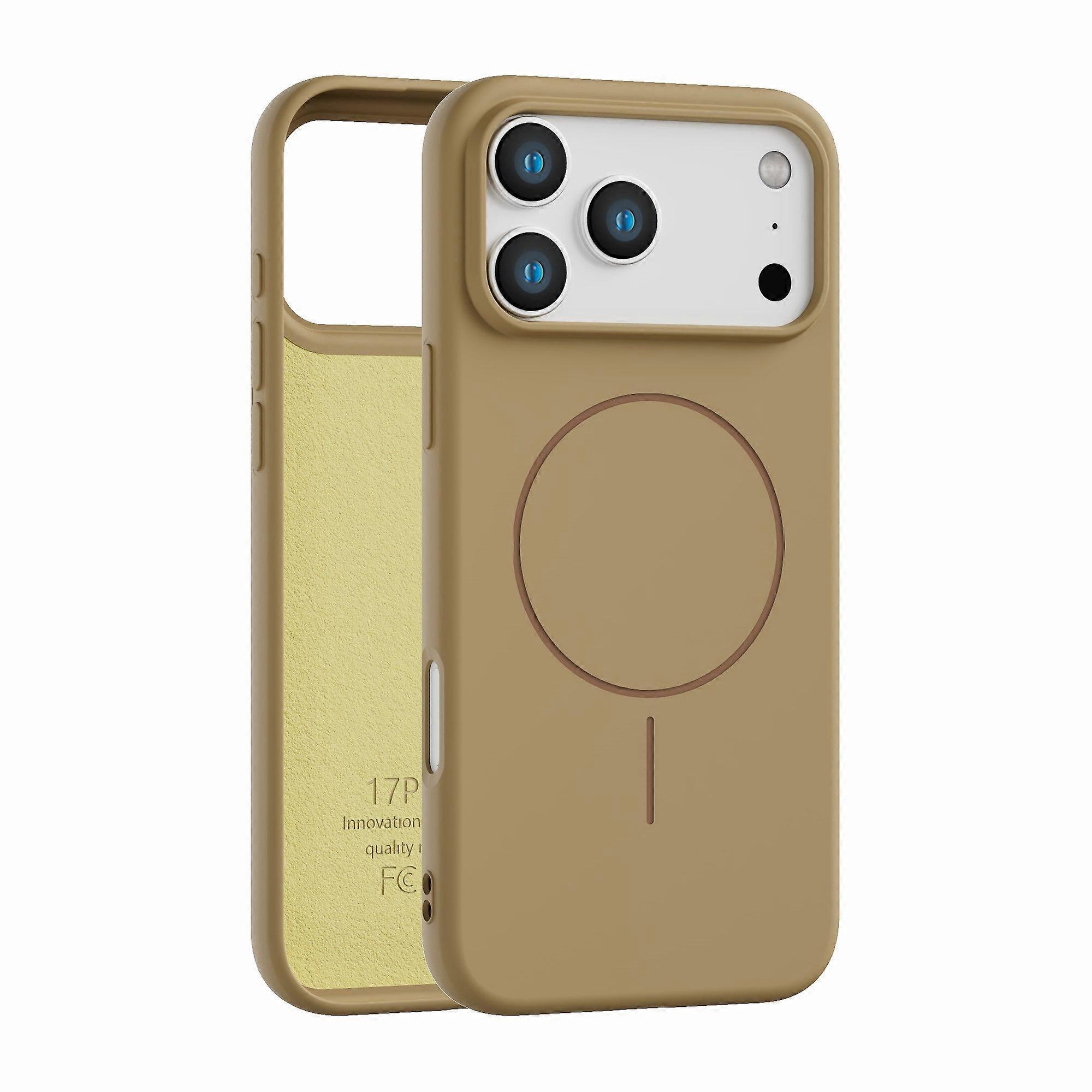 Magnetic Case for iPhone 17 Pro Max - For MagSafe - Shockproof Beige