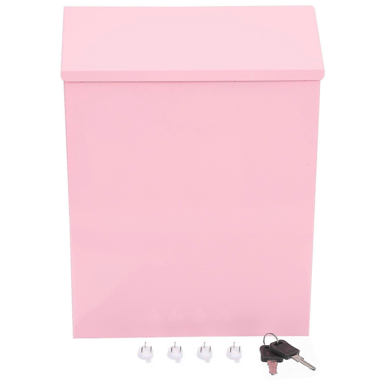 Household Letter Box Wall-mounted Mail Box Multi-function Drop Box Letter Accessory