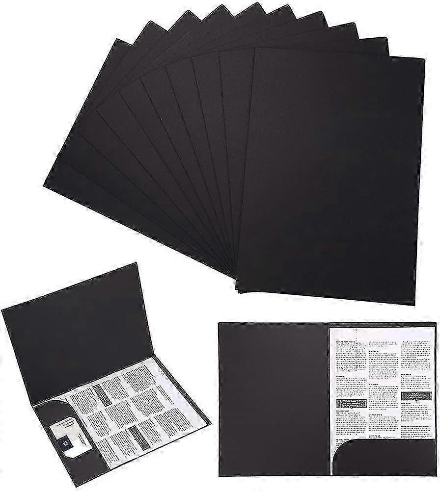 10 Pack Cardboard Folder With Flap A4 Kraft Paper Liners Insert File Folder