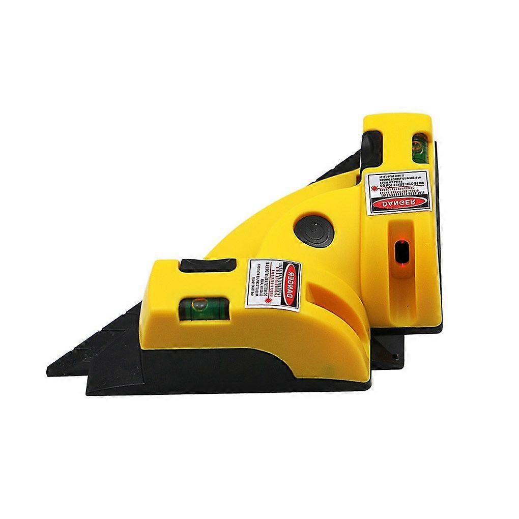 Right-angle 90-degree level, vertical horizontal line projection, square level with suction cup