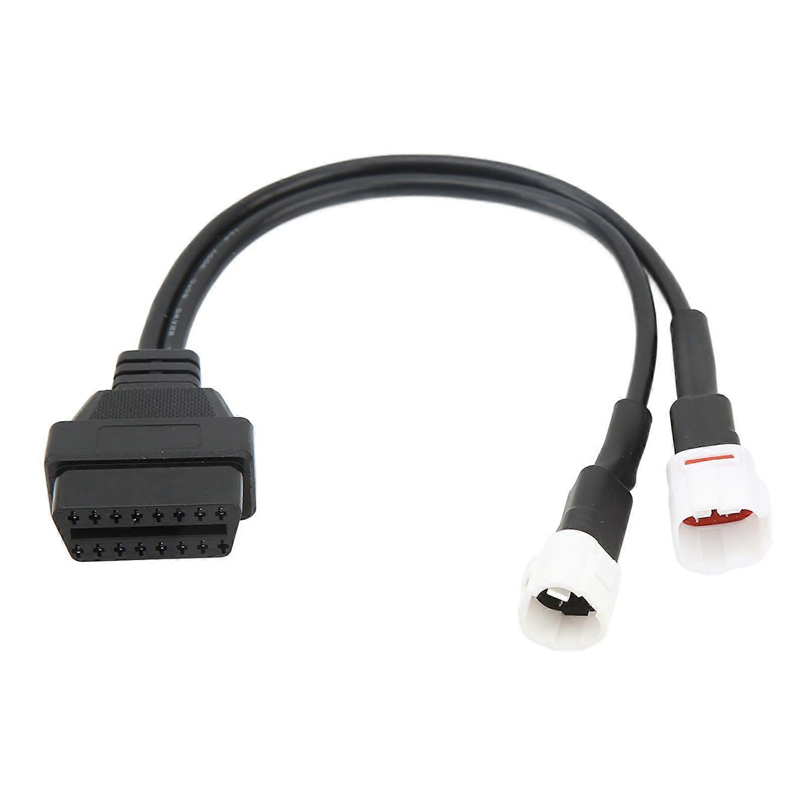 Motorcycle Engine Fault Detection OBD2 Adapter Cable 3 Pin 4 Pin