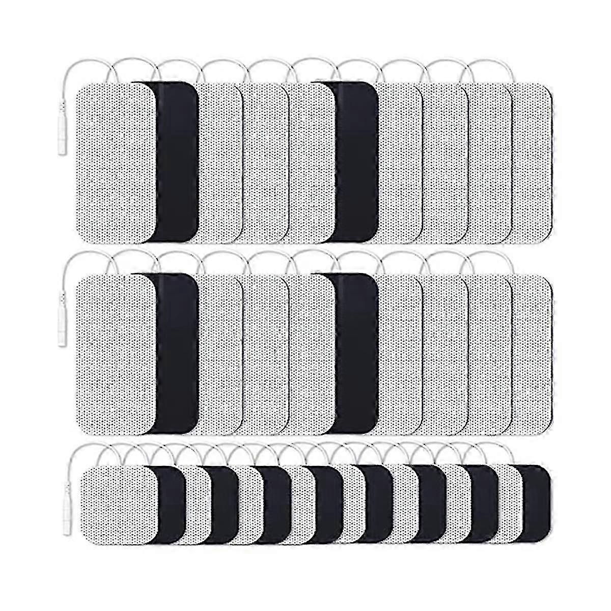 electrodes for tens machine 36 packs reusable 2 sizes