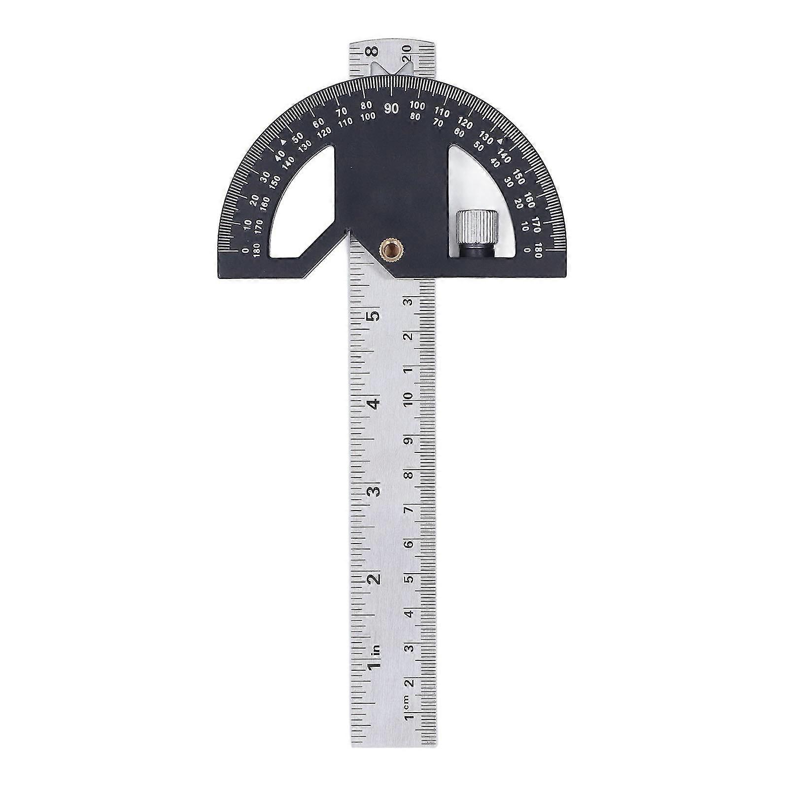 Carpentry Angle Ruler Protractor for Woodworking Edge Scribing Measurement