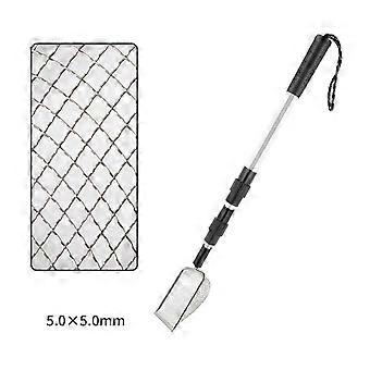3.8X3.8mm Mesh Sand & Pet Cage Scoop with Telescoping Handle 26-27