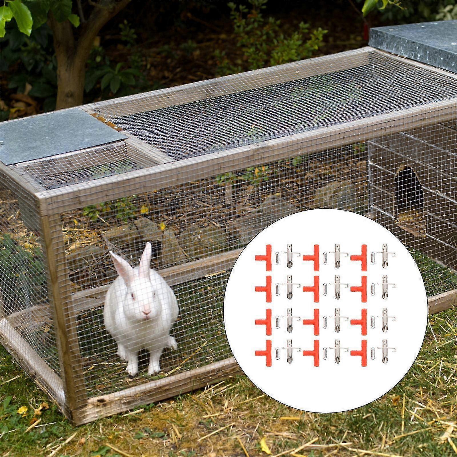 Automatic Feeder Water Drinker 30Pcs compatible with Rabbit Watering Needs