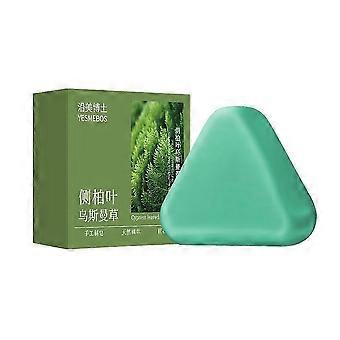 Savon capillaire aux herbes Platycladi Usman, nettoyant anti-démêlage et nourrissant T7P1