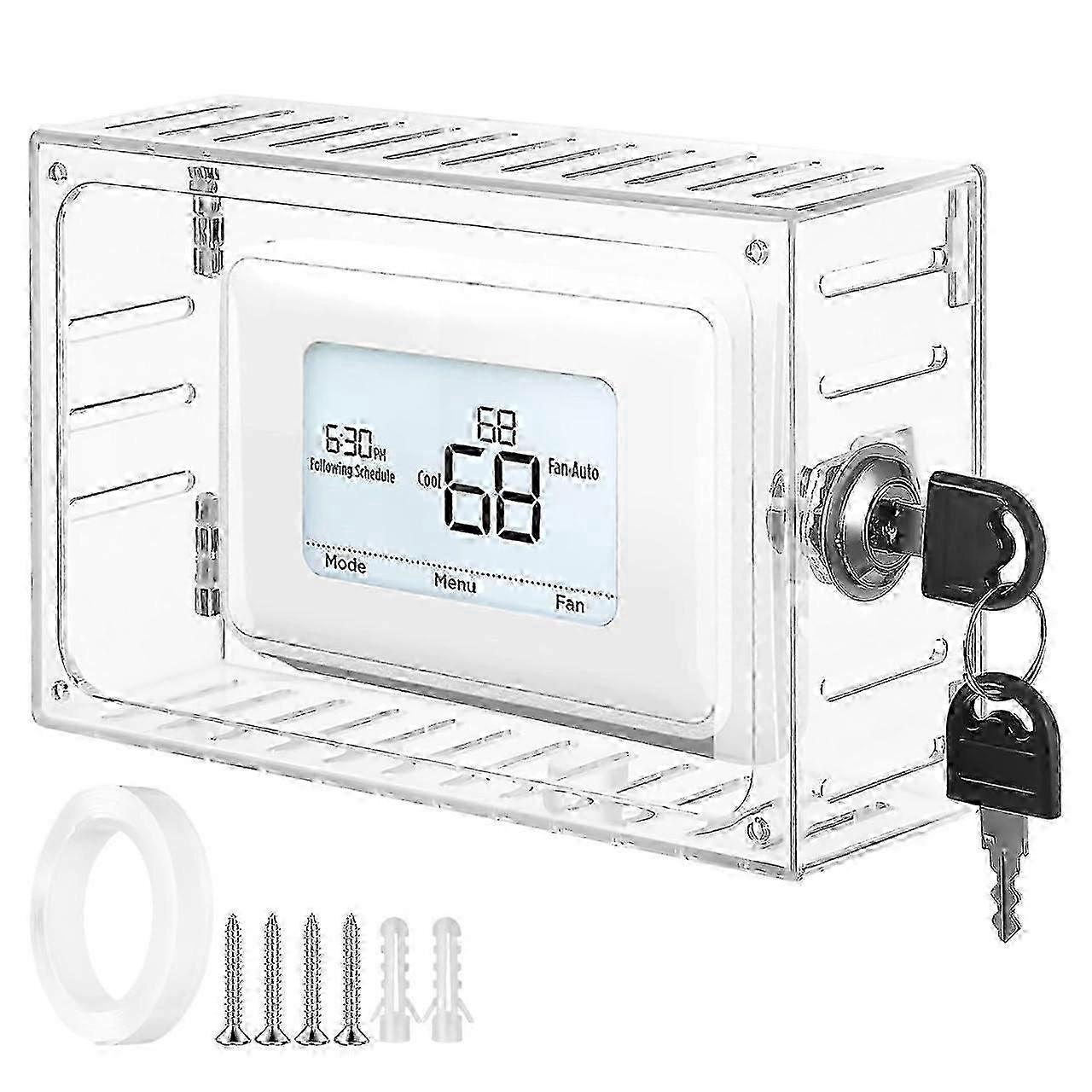 Lockable Clear Thermostat Cover
