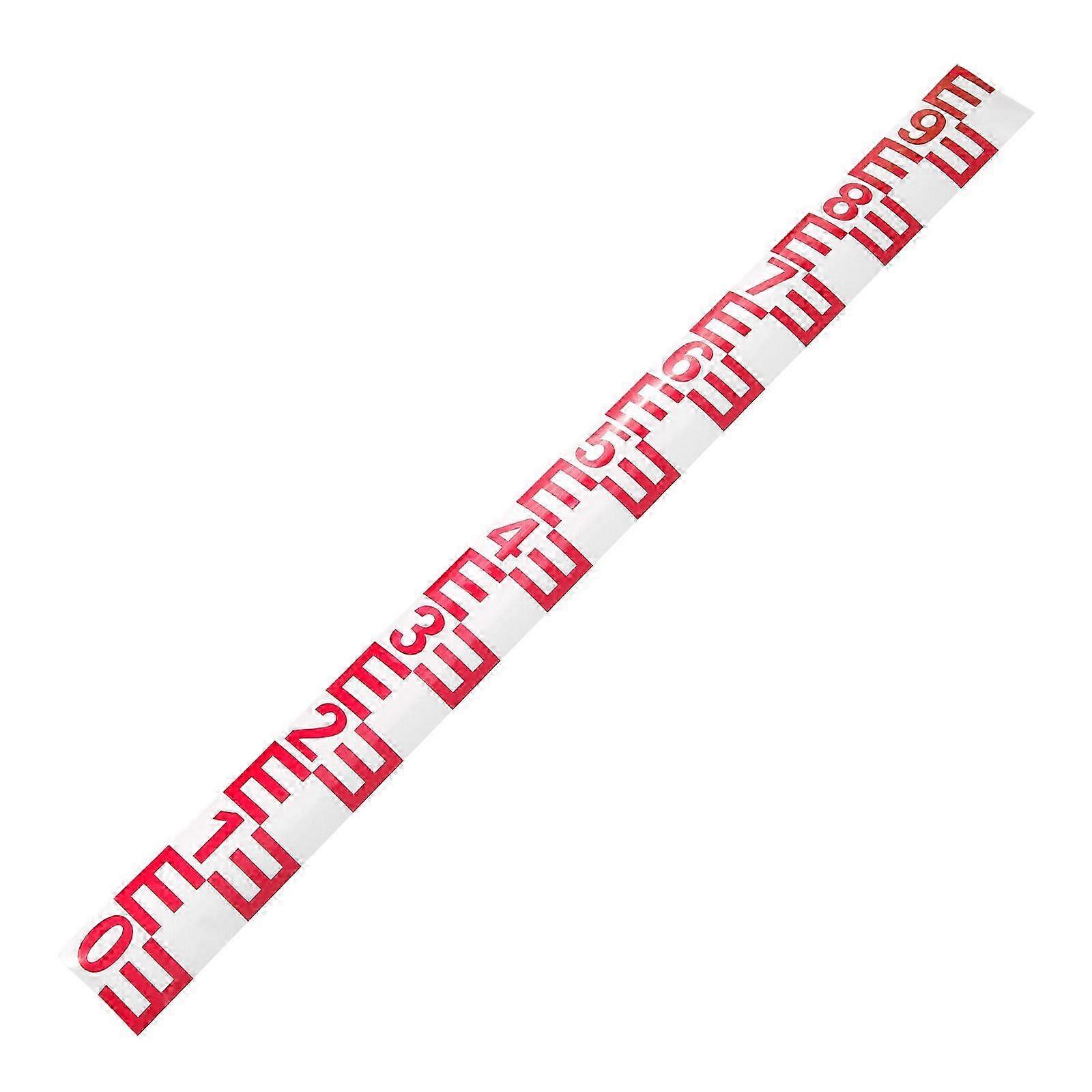 Reflective Water Level Indicator Sticker Polystyrene Self-Adhesive Easy Installation 1 Set