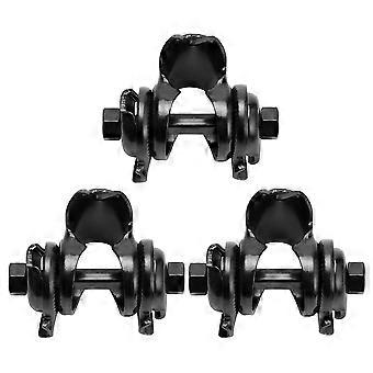 Adjustable Bicycle Seatpost Clamp Aluminum Alloy Quick Release 3Pcs for Bikes