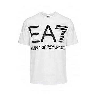 Men's EA7 Emporio Armani Ea7 | Emporio Armani Af17788 2200 Contrast Enlarge Logo Print Half Sleeve T-shirt 