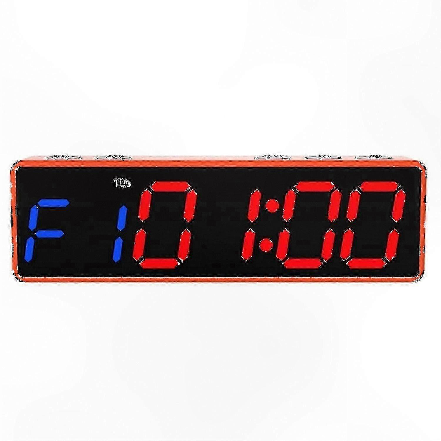 Gym Workout Timer with Countdown and Count-Up Features for Interval Training