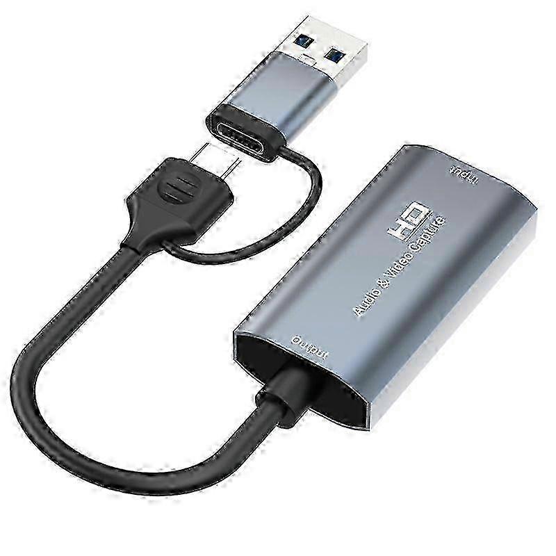 Ultra-Thin 4K HDMI to USB-C Capture