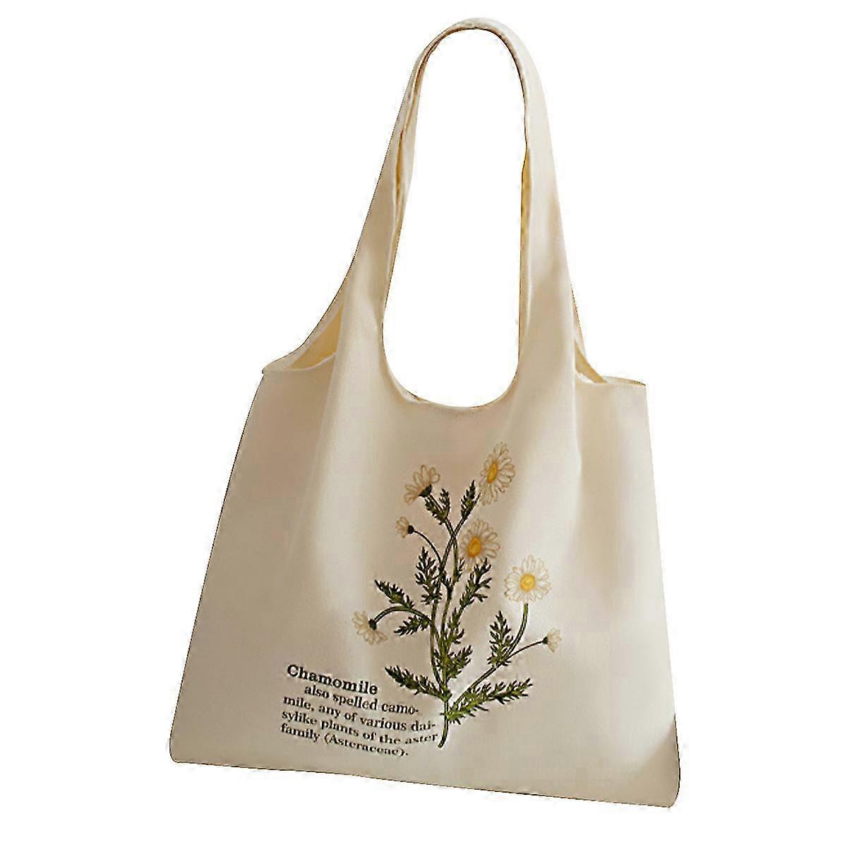 Wide-Bottom Reusable Cotton Tote