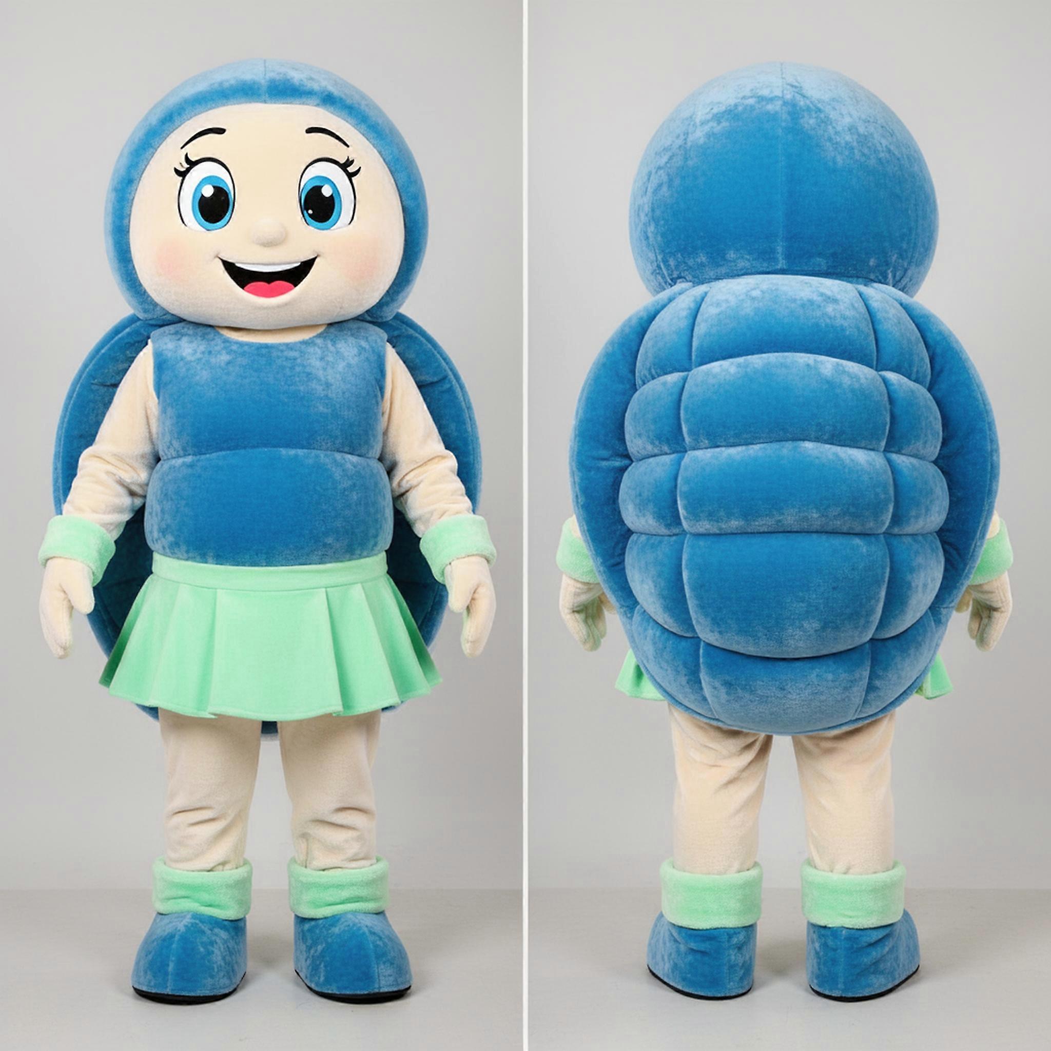 MASTICOT Velvety Blue Clam Chowder Mascot