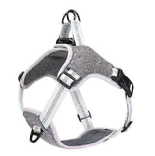 (grey L)adjustable Reflective Strap Dog Leash