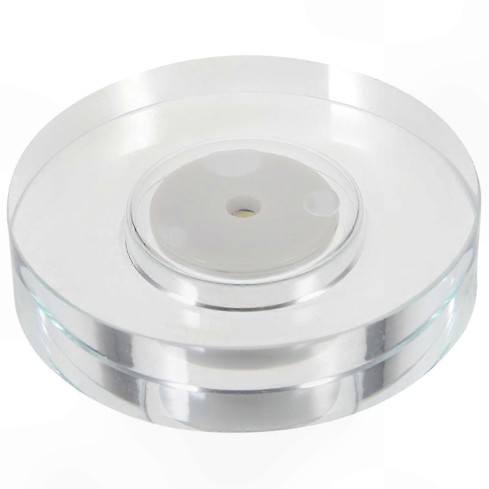 Rotating Display Stand with LED Lighting, USB Rechargeable