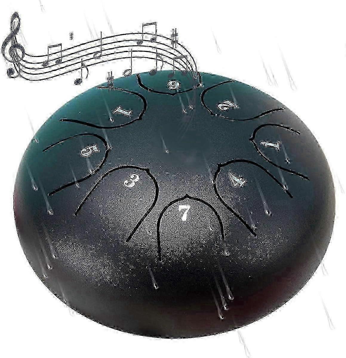 Waterproof 6-Inch 8-Note Rain Drum