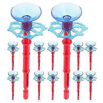 12pcs Lançador de teia de aranha Substituição Setas para esportes ao ar livre Jogo e festa Cosplay Diversão Substituição Ventosa Setas