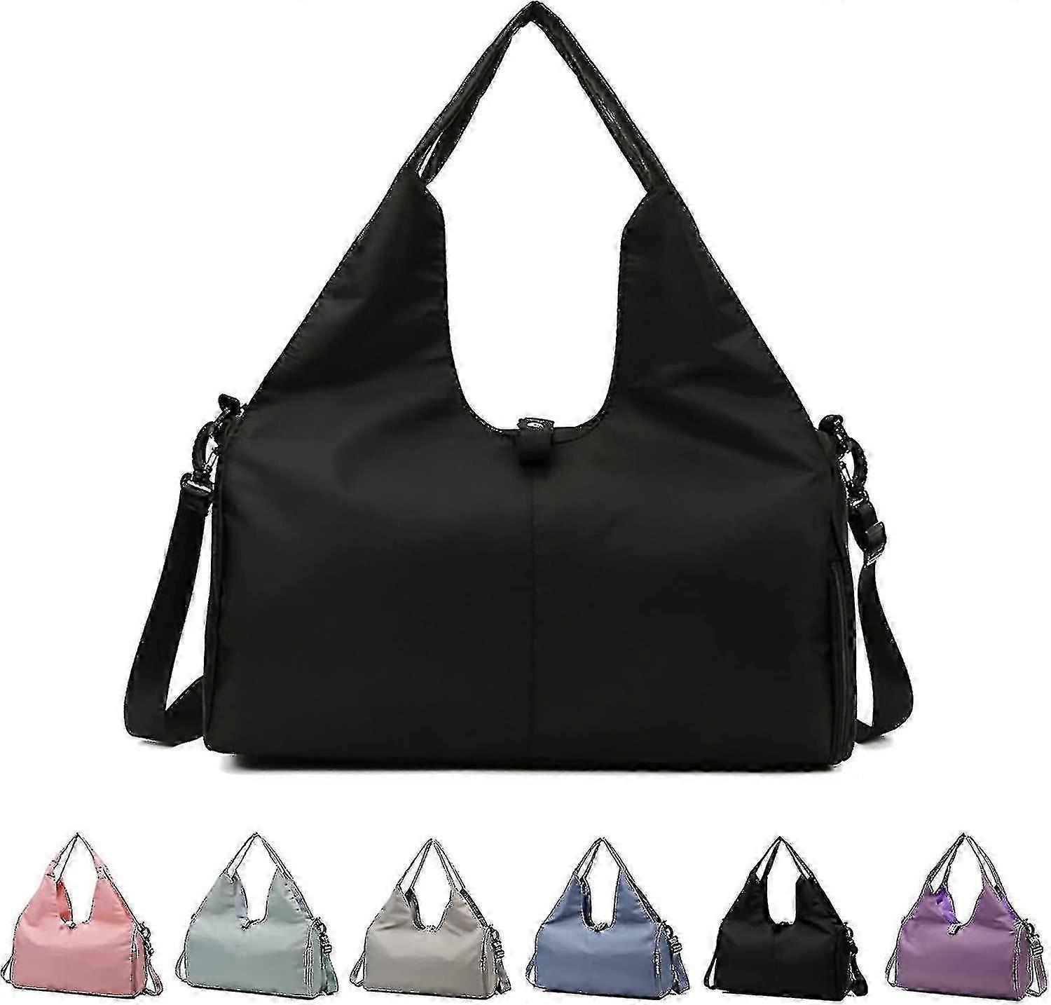 Ventilated Gym Duffel With Mat Strap