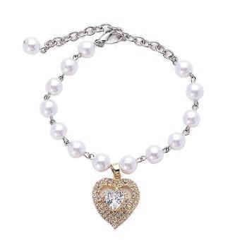 Sparkling Heart Pendant Pet Necklace