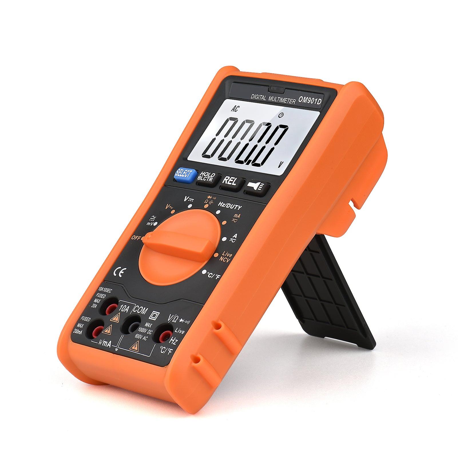 Smart Digital Multimeter 6000 Counts True Rms Auto-ranging Lcd Electrical Tester Voltmeter Ammeter Temperature Measuring