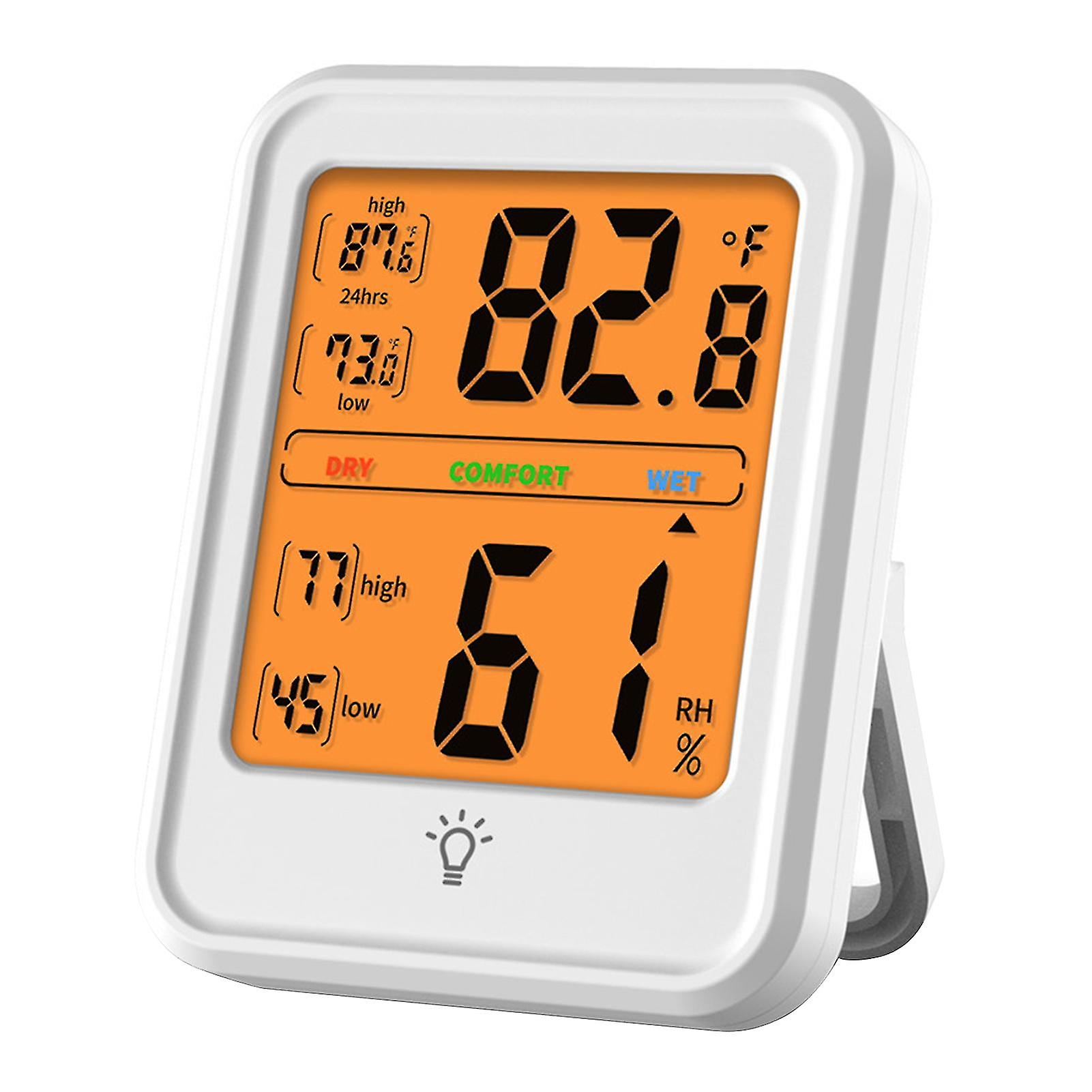 Digital Hygrometer Thermometer Indoor Temperature And Humidity Gauge Monitor Meter With Lcd Display For Home Bedroom Office Greenhouse