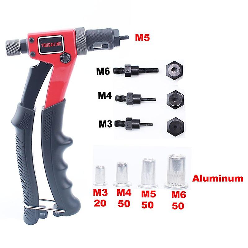 Bt-603 M3/m4/m5/m6 Hand Riveter Manual Rivets Nut Gun With Nuts M3-m6
