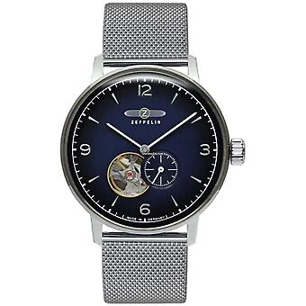 Zeppelin lz129 hindenburg Analog Man Watch Automatique avec bracelet en acier inoxydable 8066M-3n