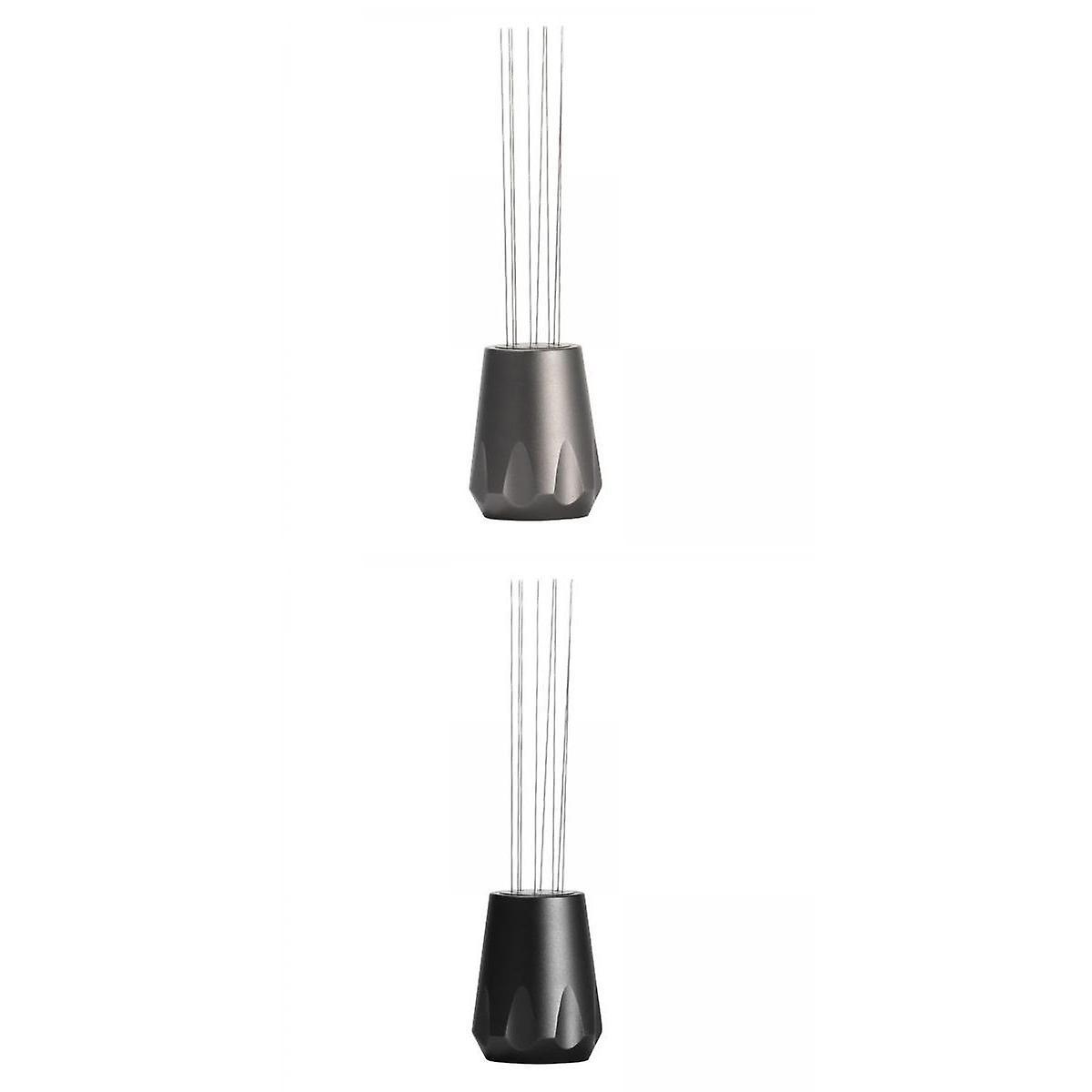 2x Needle Coffee Tamper Distributor Espresso Coffee Stirrer