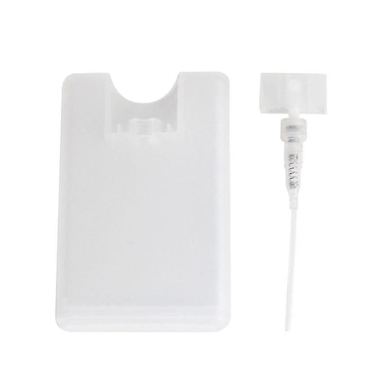 20ml Card Shape Plastic Perfume Sprayer Refillable Empty Bottle Creative Flat Type Fine Mist Atomizer Portable Moisturizing Liquid Container