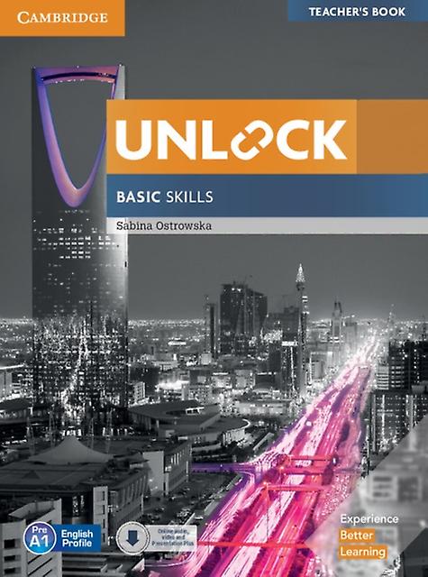Unlock Basic Skills Teachers Book With Downloadable Audio And Video And Presenta by Sabina Ostrowska Multiplecomponent retail product Book