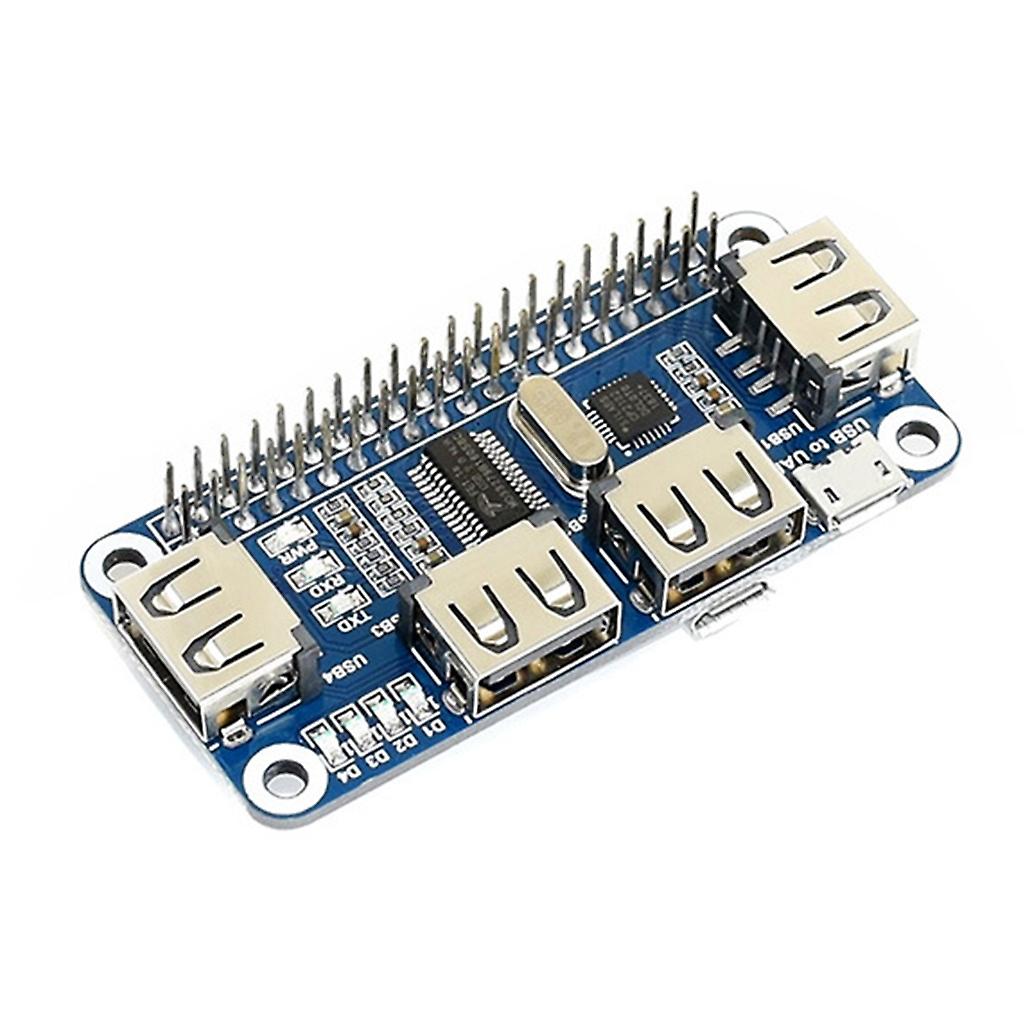 4 USB-Anschlüsse HUB HAT für USB2.0/1.1 Onboard USB zu UART für Raspberry Pi 4B/3B+