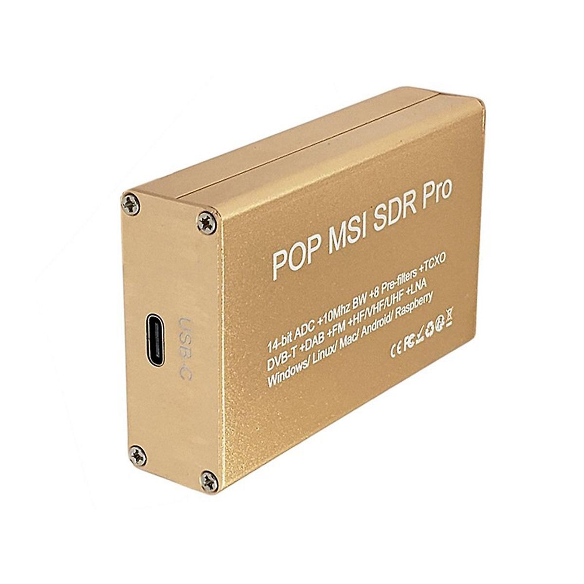 Radio Sdr Pro Pop10khz-2ghz Wideband 14-bit Software Radio Sdr Receiver