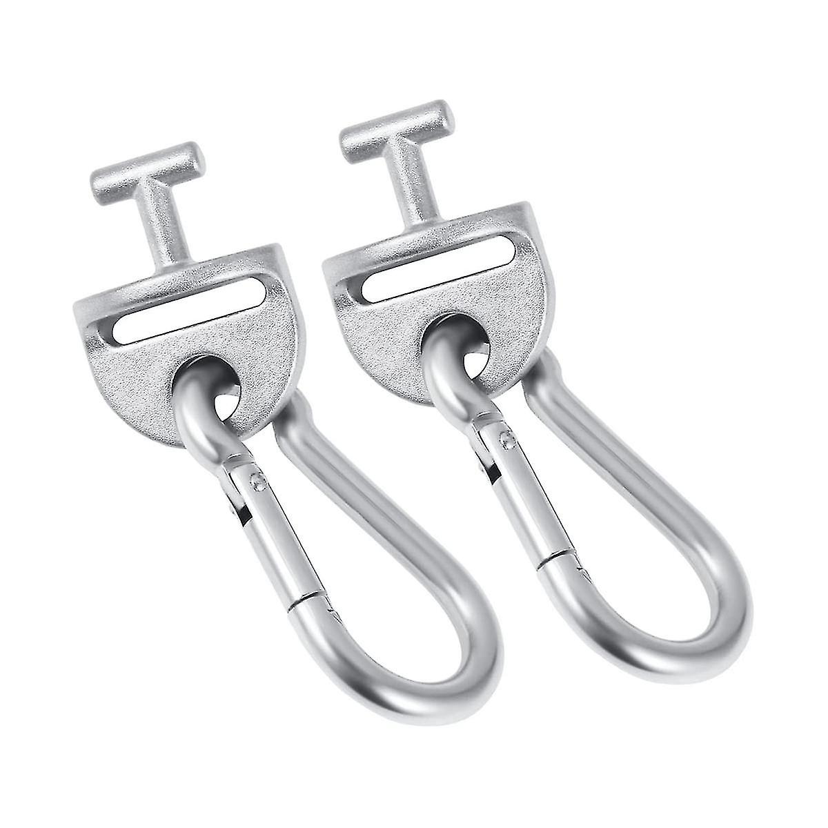 2pcs T Adapter With Snap Hooks, Accessories Adapter For Gym Cable Shelf