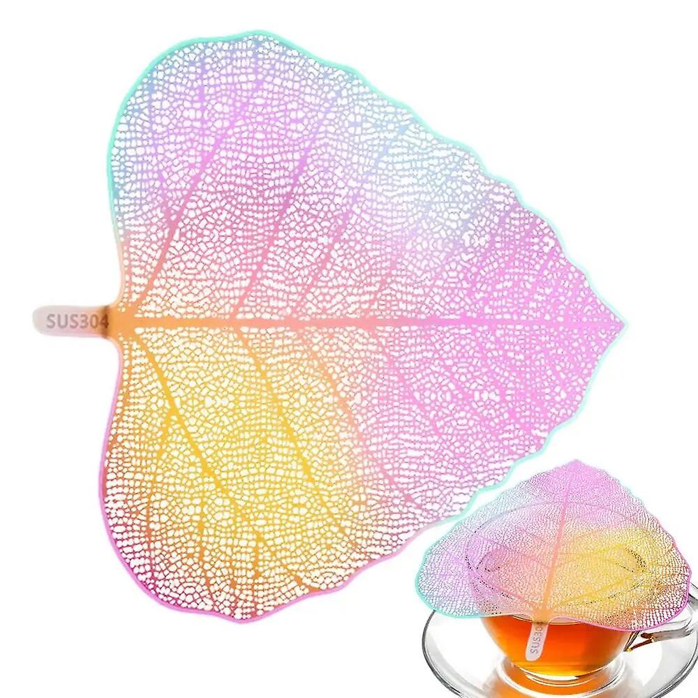Rustfrit stål Te Si Blad Form Kung Fu Tekop Si Genanvendelig Rustfrit Stål Te Si Ahorn Kaffekrus Tekop