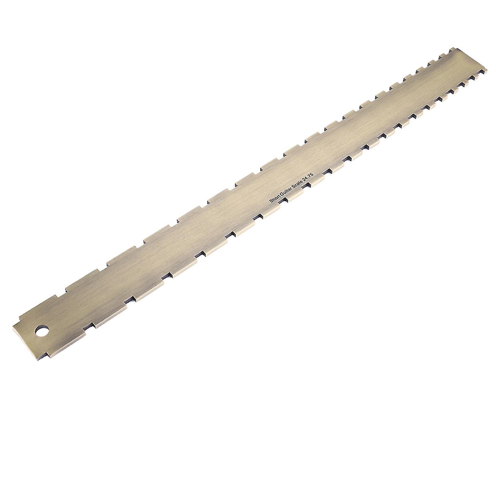 24.75 Notched Fretboard Straight Edge Luthier Tool for Guitar Neck Leveling and Setup Precision Alignment