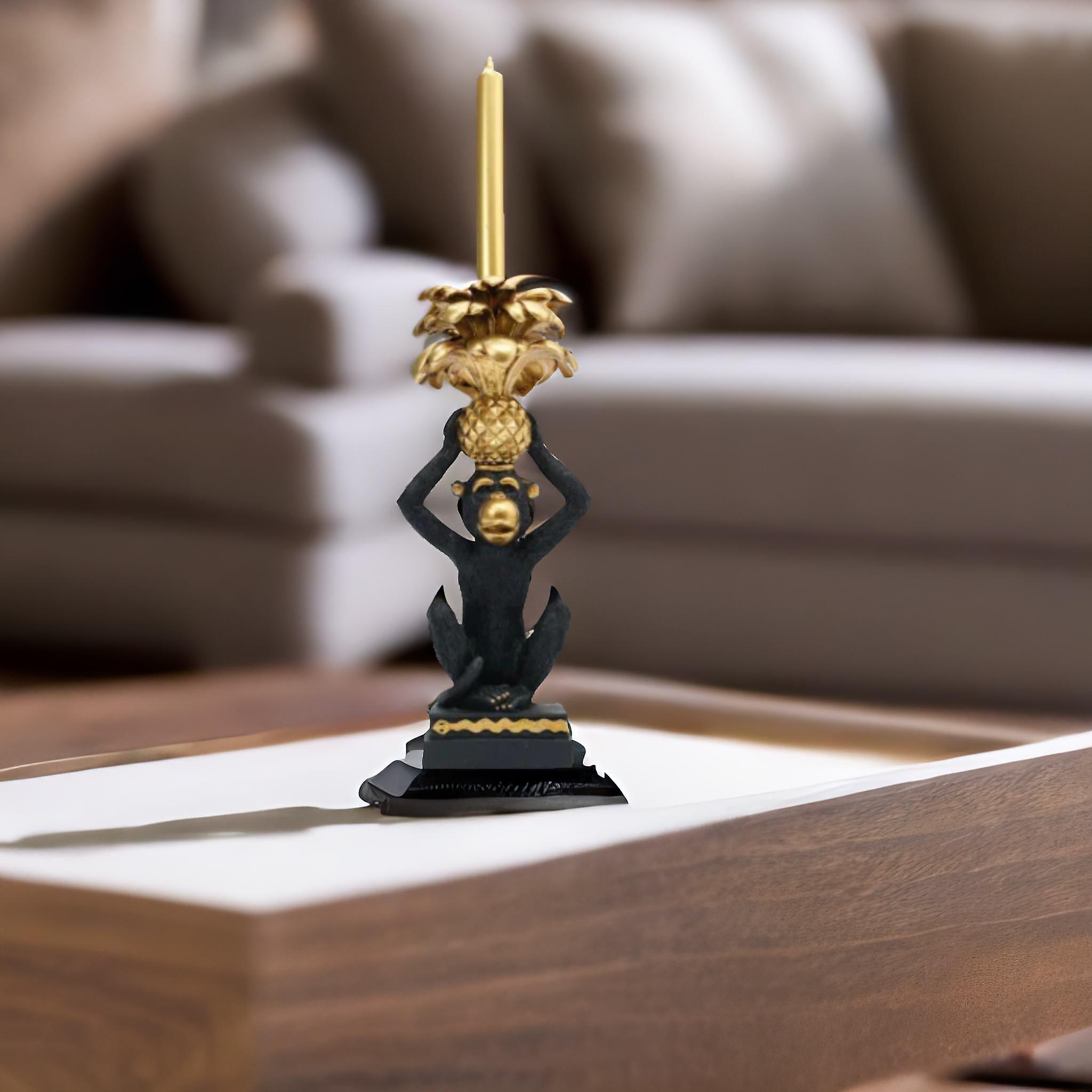 Monkey Candle Stick Holder Sculptures & Statues