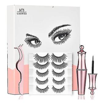 Nieuwe 1 stks magnetische wimpers met magnetische eyeliner en wimperkit voor meisjes