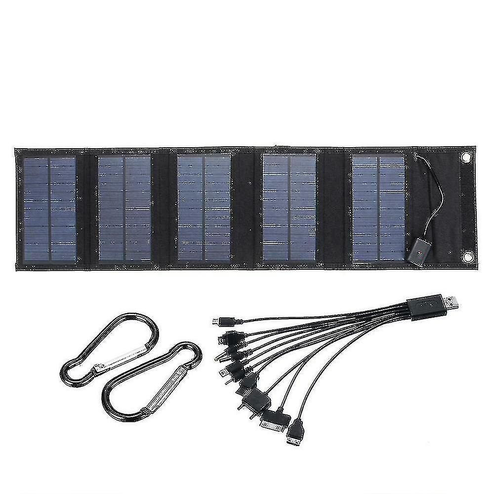 Compatible Withfoldable Solar Panel 75w Usb Solar Cell Portable Folding
