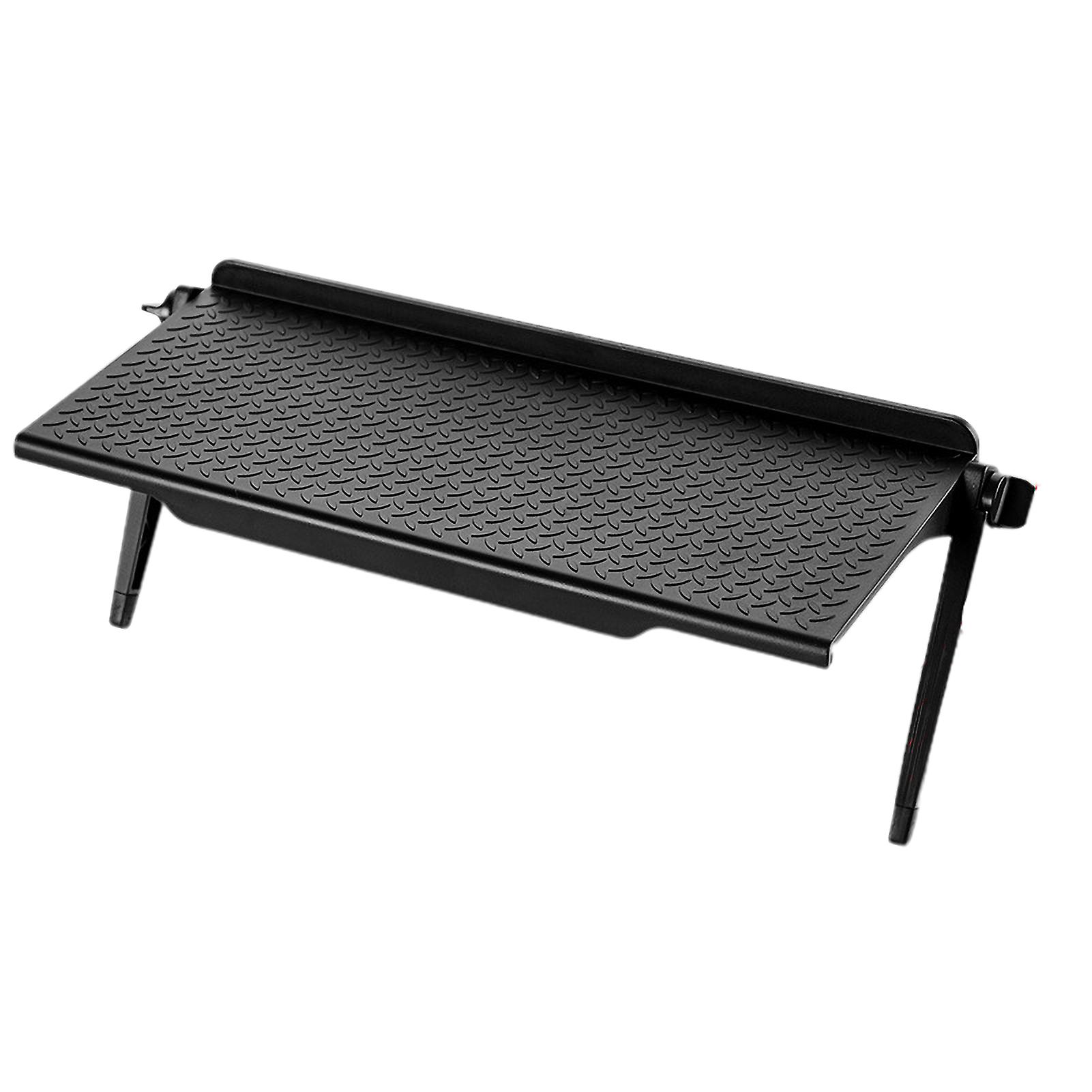TV Top Rack Monitor Top Stand Adjustable TV Computer Monitor Storage Shelf Black
