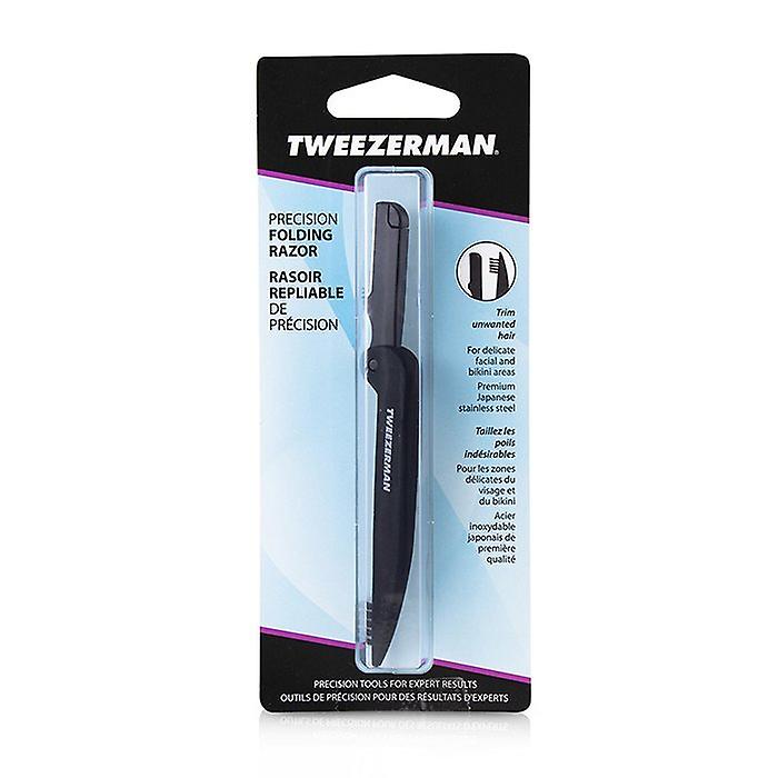Tweezerman Precision Folding Brow Razor - Black